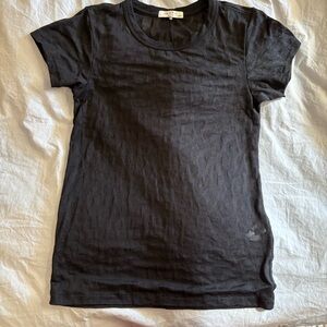 Rag & Bone Black Short Sleeve Tee